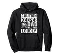 Hockey Keeper Dad Will Yell Hoodie - Casual Everyday Wear for Adults