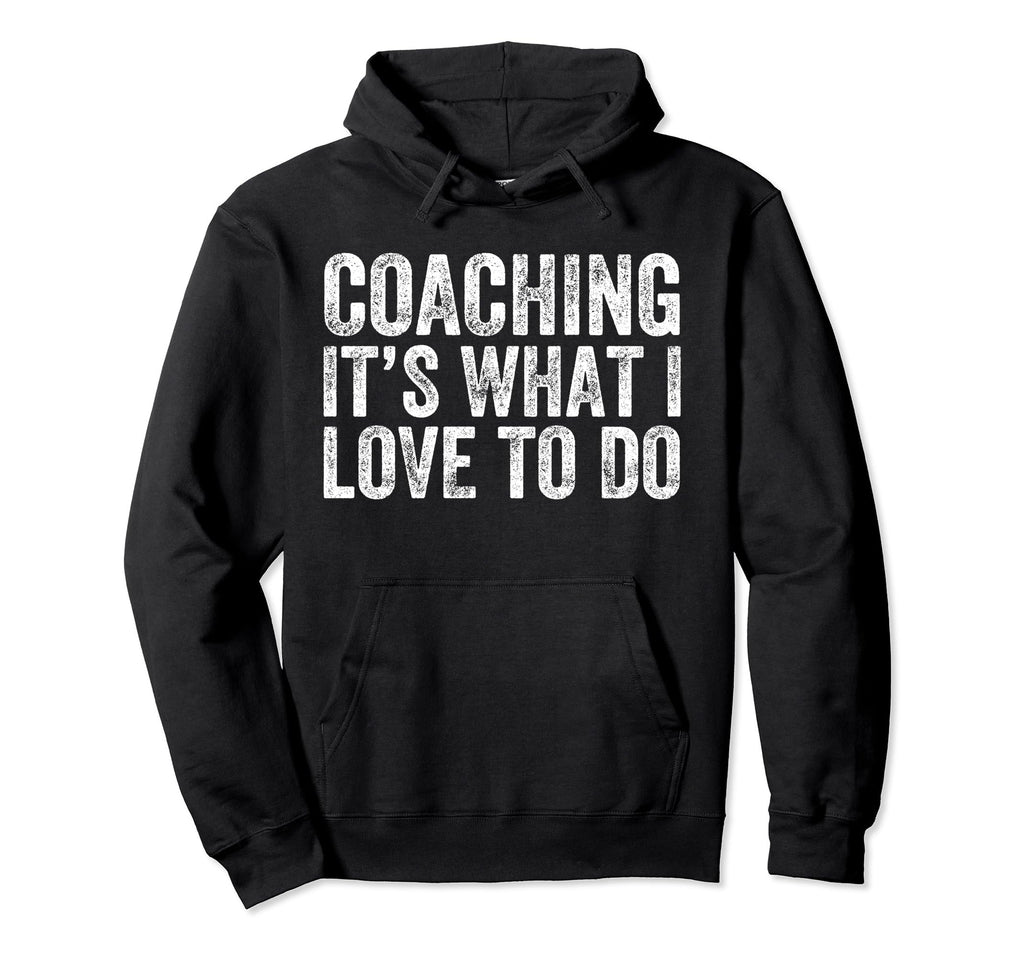 Coaching Love Funny Soccer Coaches Hoodie - Graphic Print Men Women