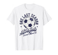Soccer Senior Mom 2026 Distressed T-Shirt - Trendy Graphic Unisex