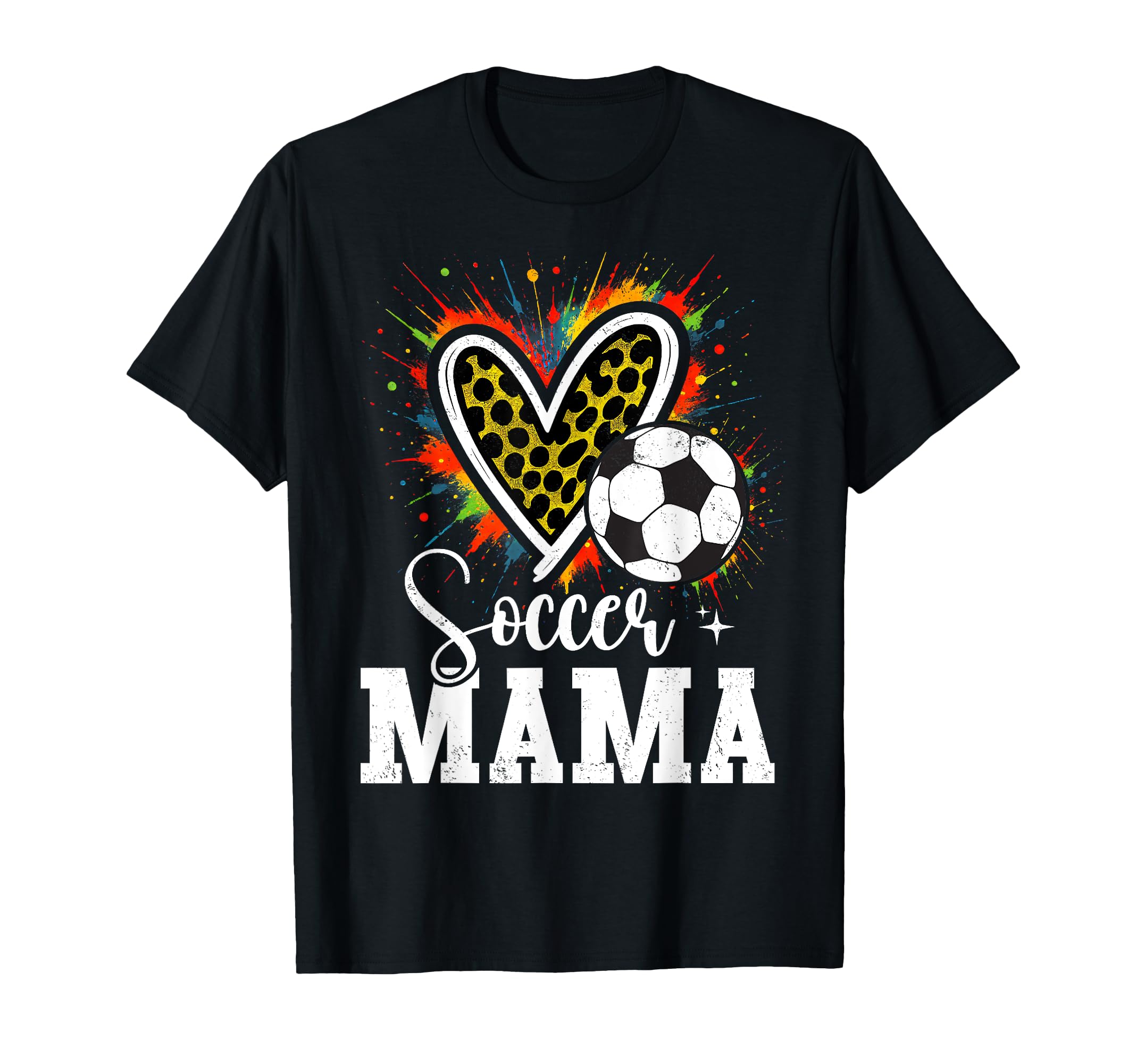 My Favorite Soccer Ball Mom Leopard Hoodie - Custom Art Print Unisex