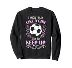 Soccer Moms Soccer Players I Know Sweatshirt - Minimalist Print for Adults