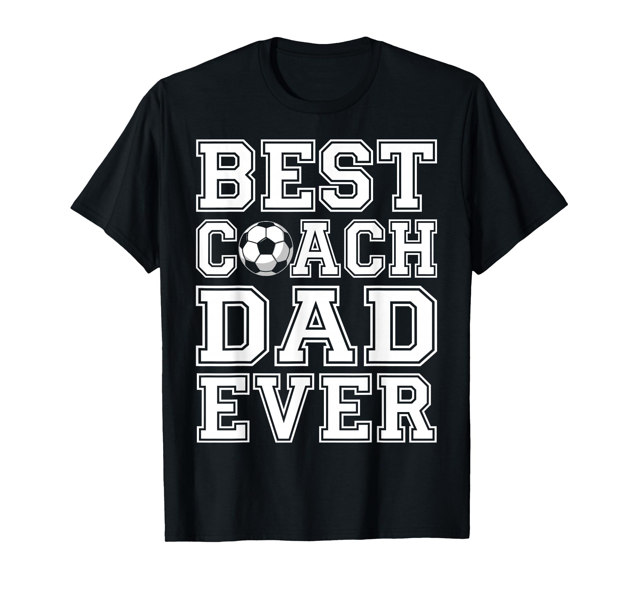 Best Coach Dad Ever Fathers Day T-Shirt - Custom Art Print Men Women