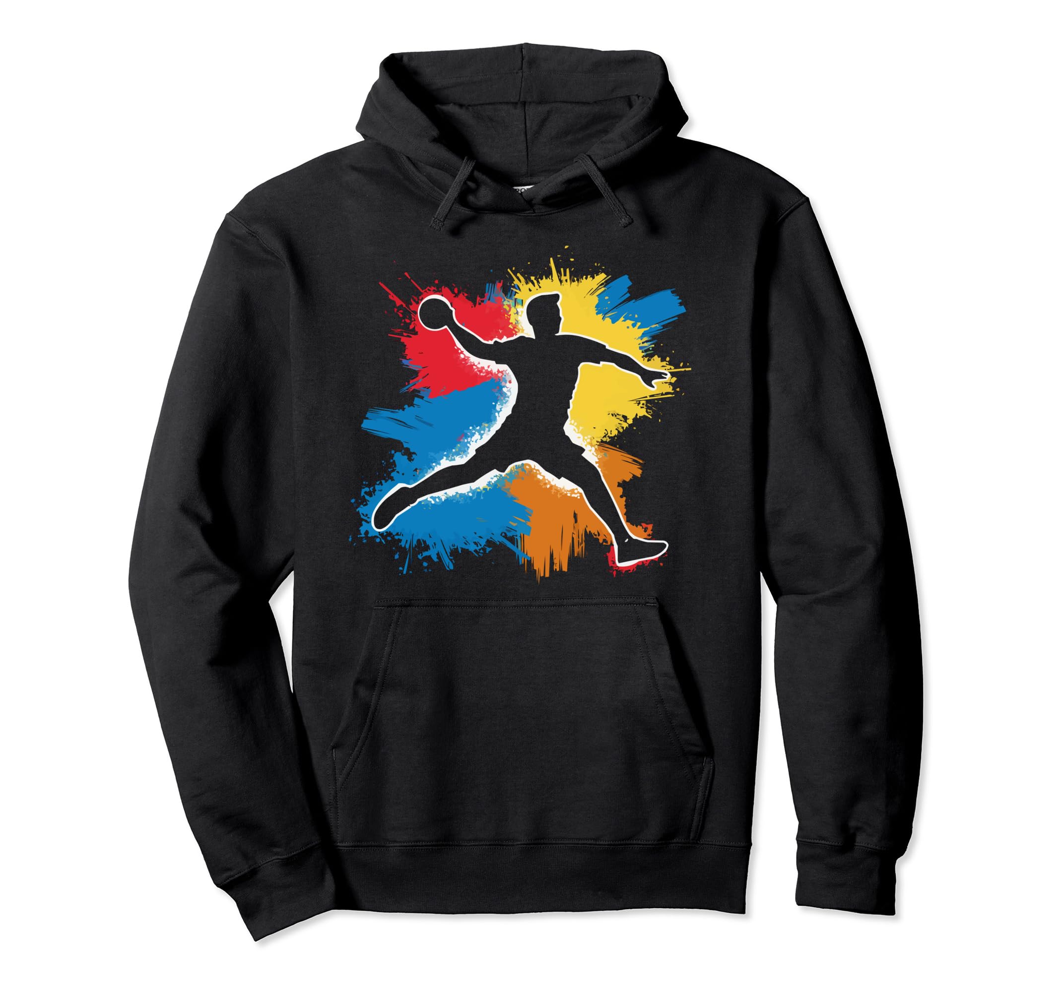 I Love Handball Player Sports Hoodie - Unique Graphic for Adults