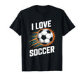 I Love Soccer Vibrant Ball Explosion T-Shirt - Novelty Apparel Men Women