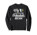 Ball Mom Proud Soccer Volleyball Sweatshirt - Novelty Apparel for Adults