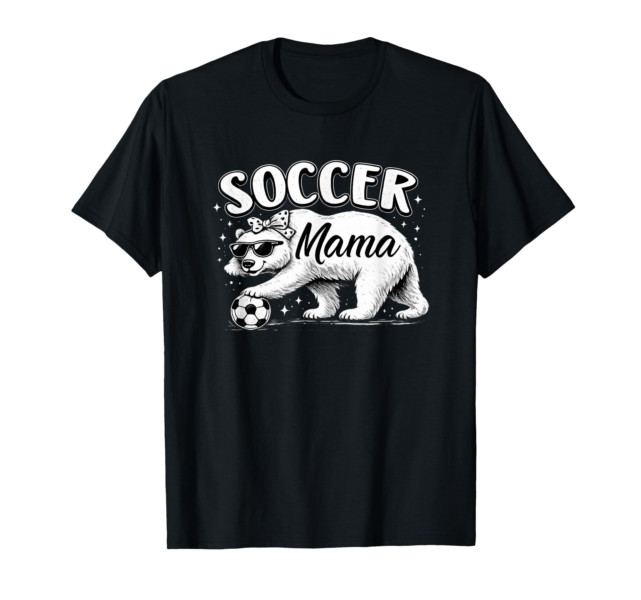 Soccer Mama Bear Mothers Day Event T-Shirt - Custom Art Print Unisex