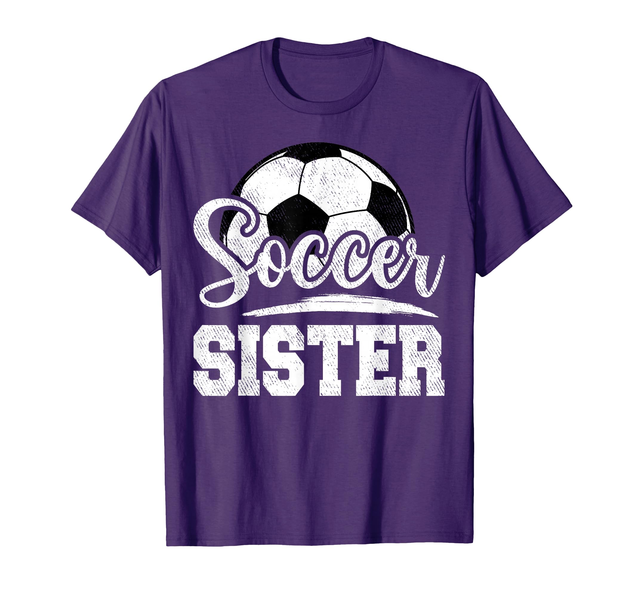 Soccer Sister Soccer Player Game Day T-Shirt - Fun Novelty Design Men Women