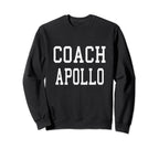 Coach Apollo Custom Football Sweatshirt - Aesthetic Graphic for Adults