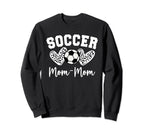 Soccer Mom Mom Matching Family Soccer Sweatshirt - Aesthetic Graphic Unisex
