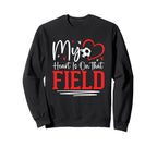 My Heart Is That Field Soccer Love Sweatshirt - Streetwear Style for Adults
