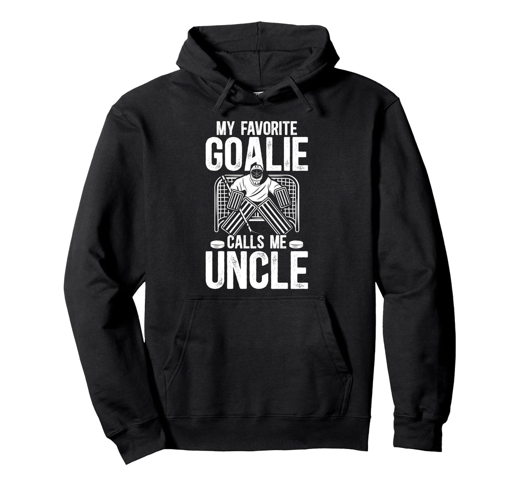 Proud Ice Hockey Goalie Uncle Hockey Hoodie - Aesthetic Graphic Men Women