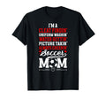 Im Soccer Mom Soccer Player T-Shirt - Casual Everyday Wear Men Women