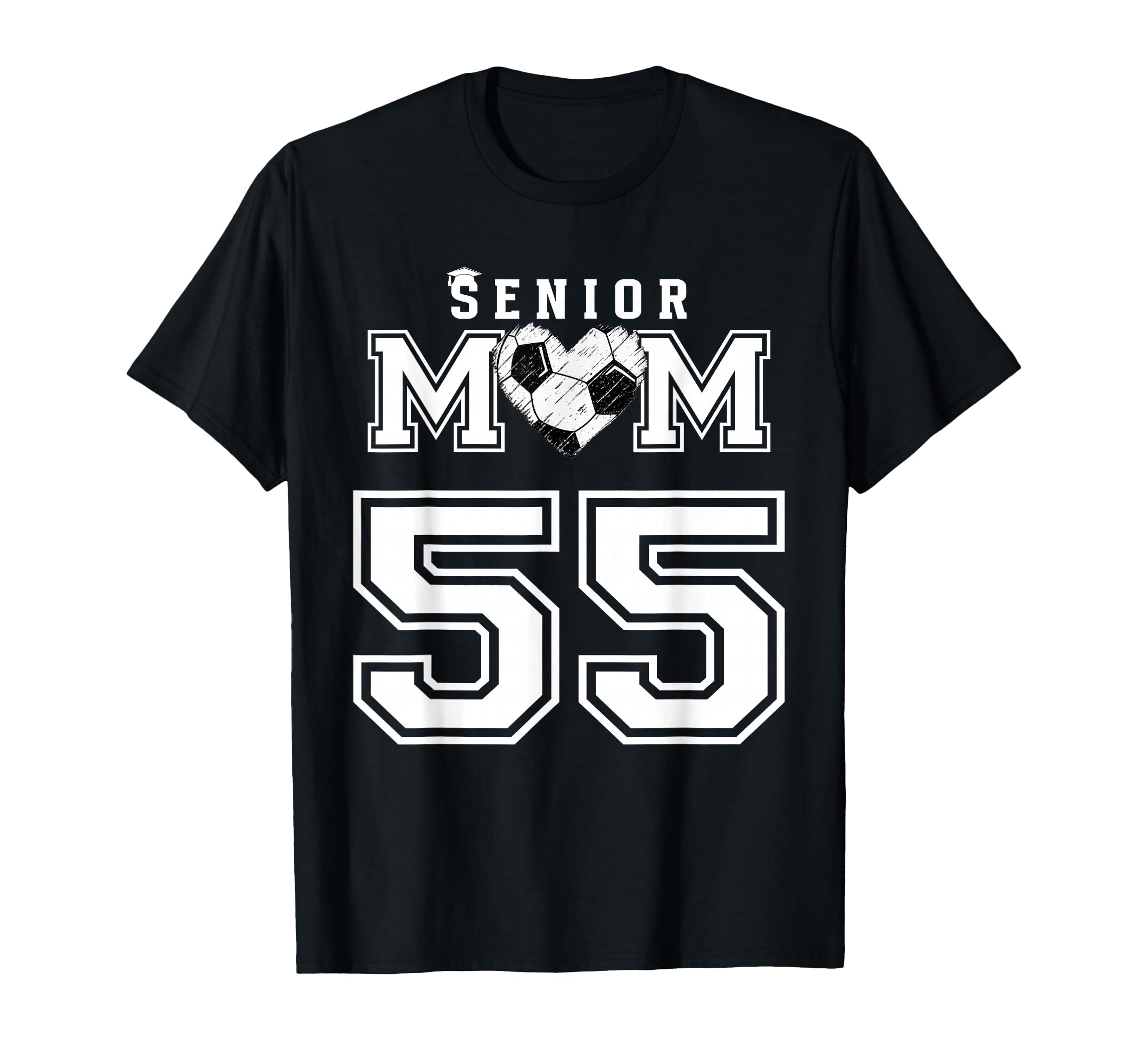 Proud Senior Soccer Mom Custom T-Shirt - Casual Everyday Wear Unisex