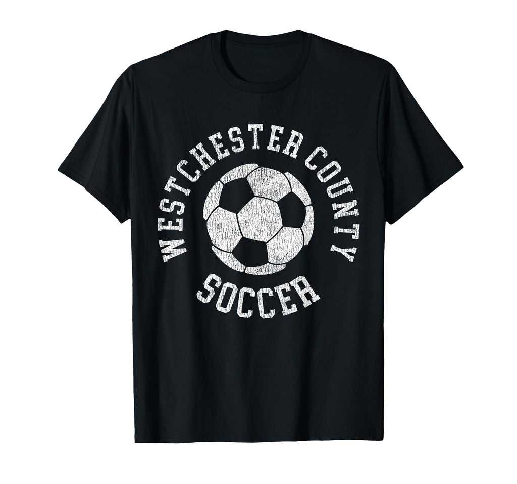 Westchester County Soccer Distressed T-Shirt - Custom Art Print Men Women