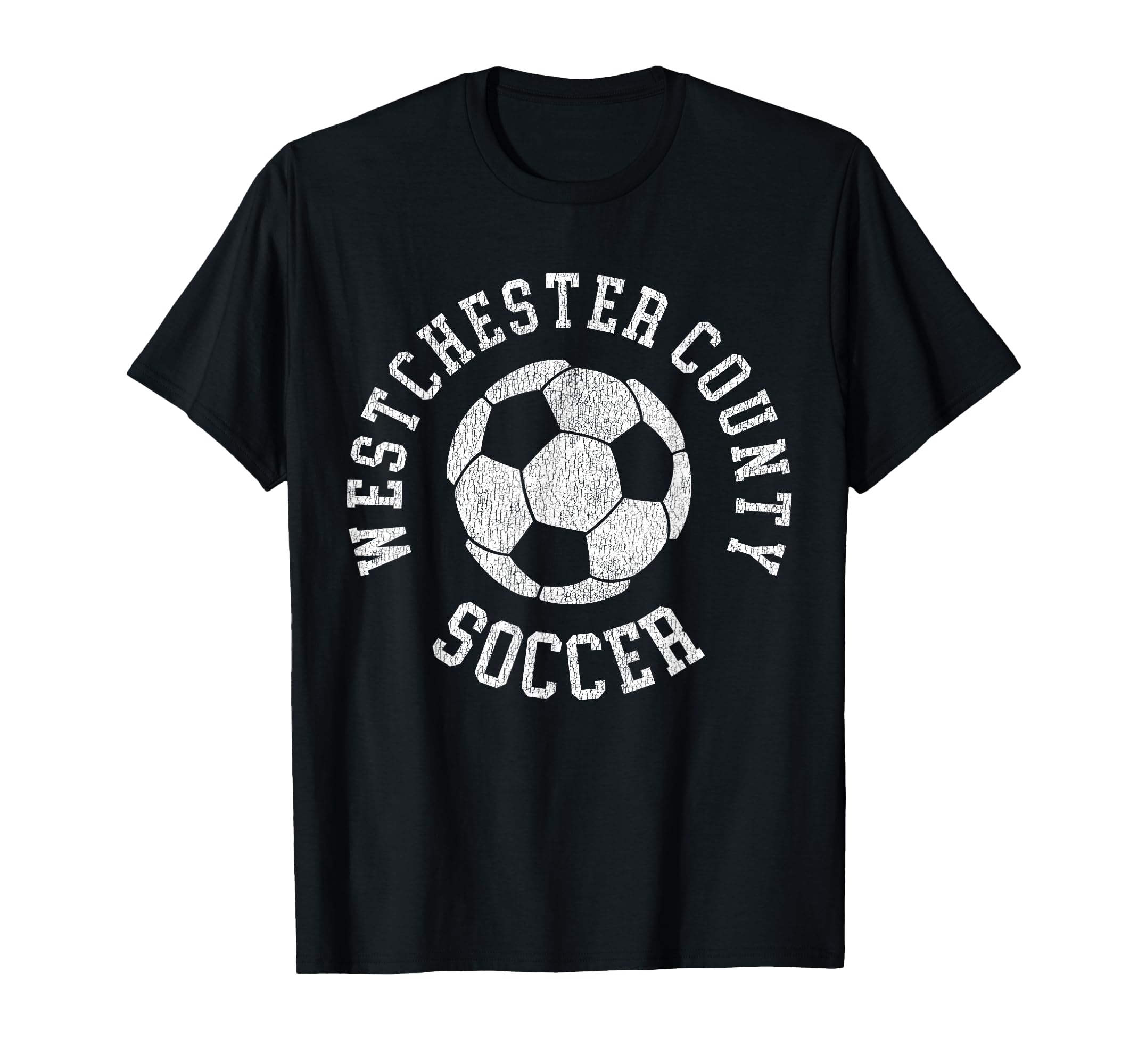 Westchester County Soccer Distressed T-Shirt - Custom Art Print Men Women