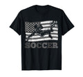 Soccer Us Flag Athlete Sports Football T-Shirt - Streetwear Style Unisex