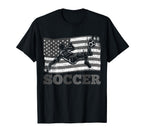 Soccer Us Flag Athlete Sports Football T-Shirt - Streetwear Style Unisex