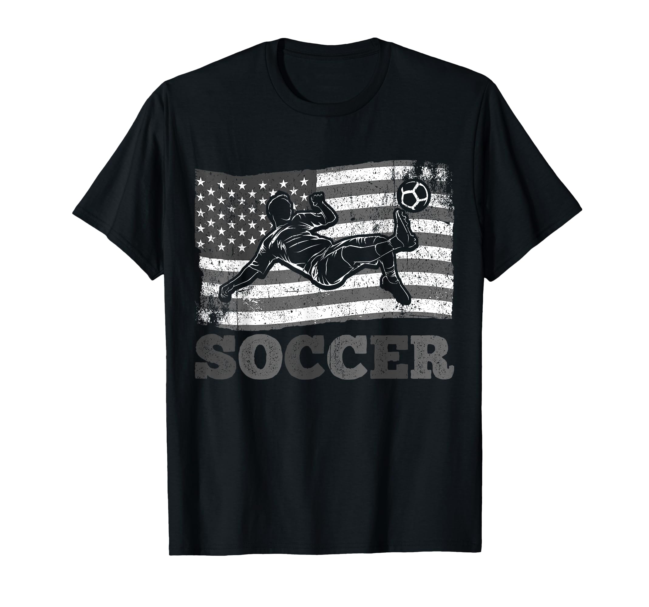 Soccer Us Flag Athlete Sports Football T-Shirt - Streetwear Style Unisex