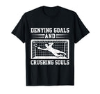 Soccer Goalie Goalkeeper T-Shirt - Graphic Print Men Women