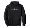 Soccer Heartbeat Hoodie - Aesthetic Graphic Unisex
