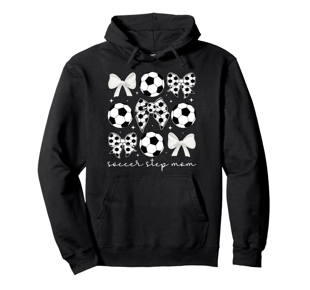 Soccer Step Mom Soccer Player Hoodie - Casual Everyday Wear Unisex