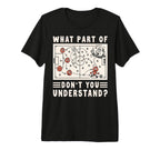 Soccer Strategy Board Meme What Part T-Shirt - Novelty Apparel Men Women