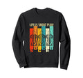 Life Is Short Play Soccer Sweatshirt - Casual Everyday Wear for Adults