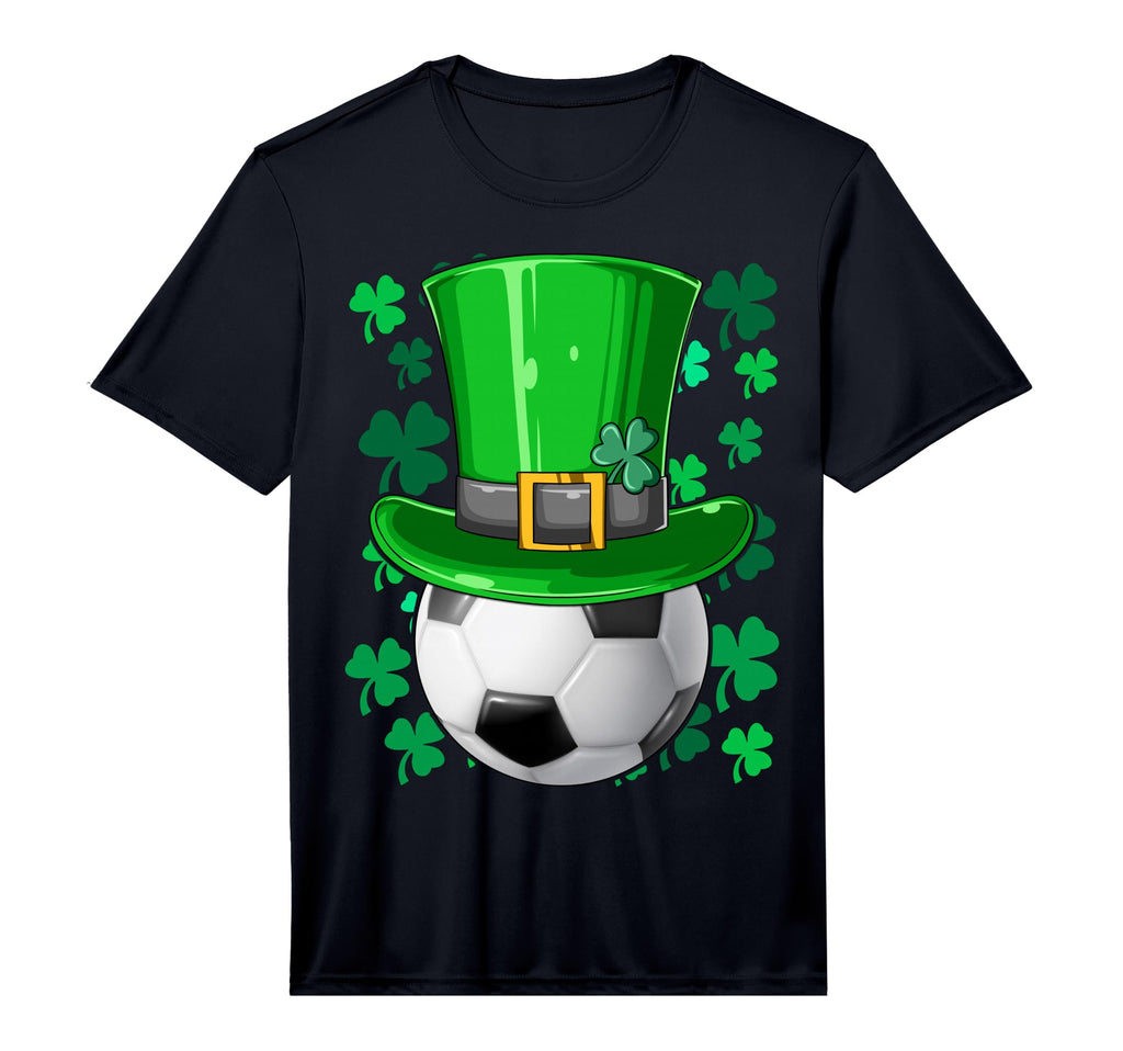 Soccer St Patricks Day Irish Soccer T-Shirt - Custom Art Print Men Women