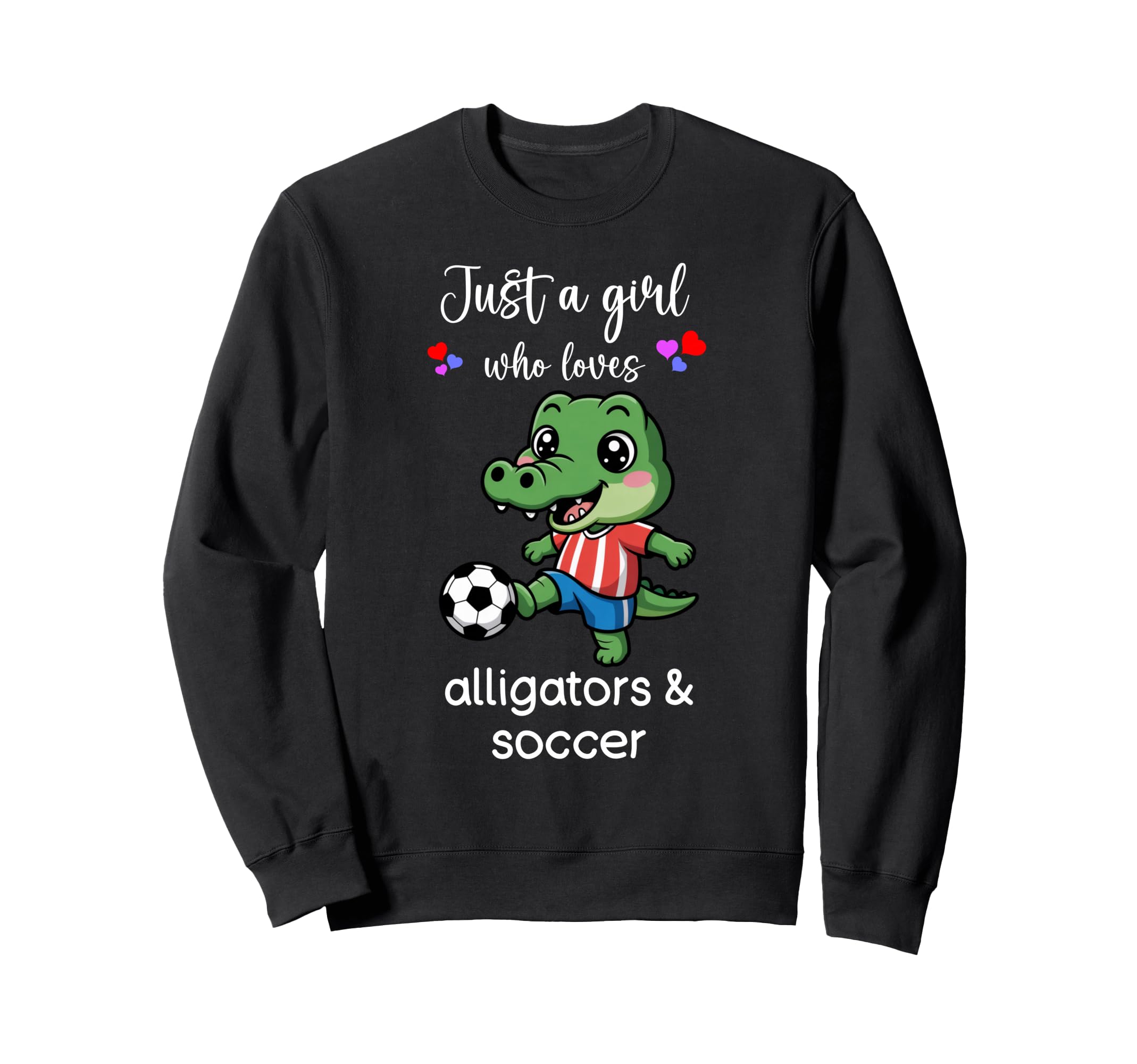 Alligator Soccer Alligator Soccer Sweatshirt - Unique Graphic Unisex