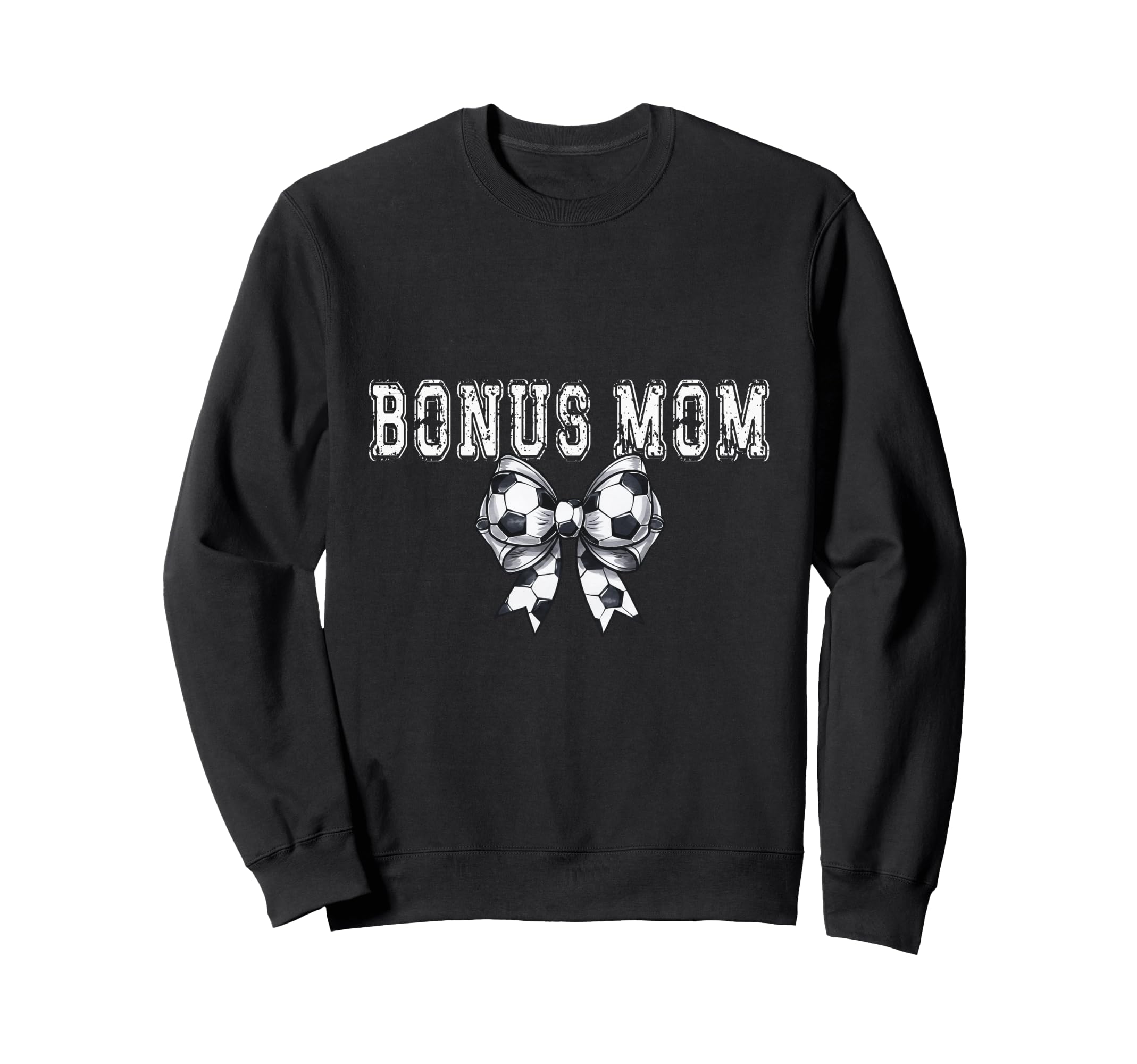 Coquette Soccer Bonus Mom Spirit Sweatshirt - Fun Novelty Design Unisex