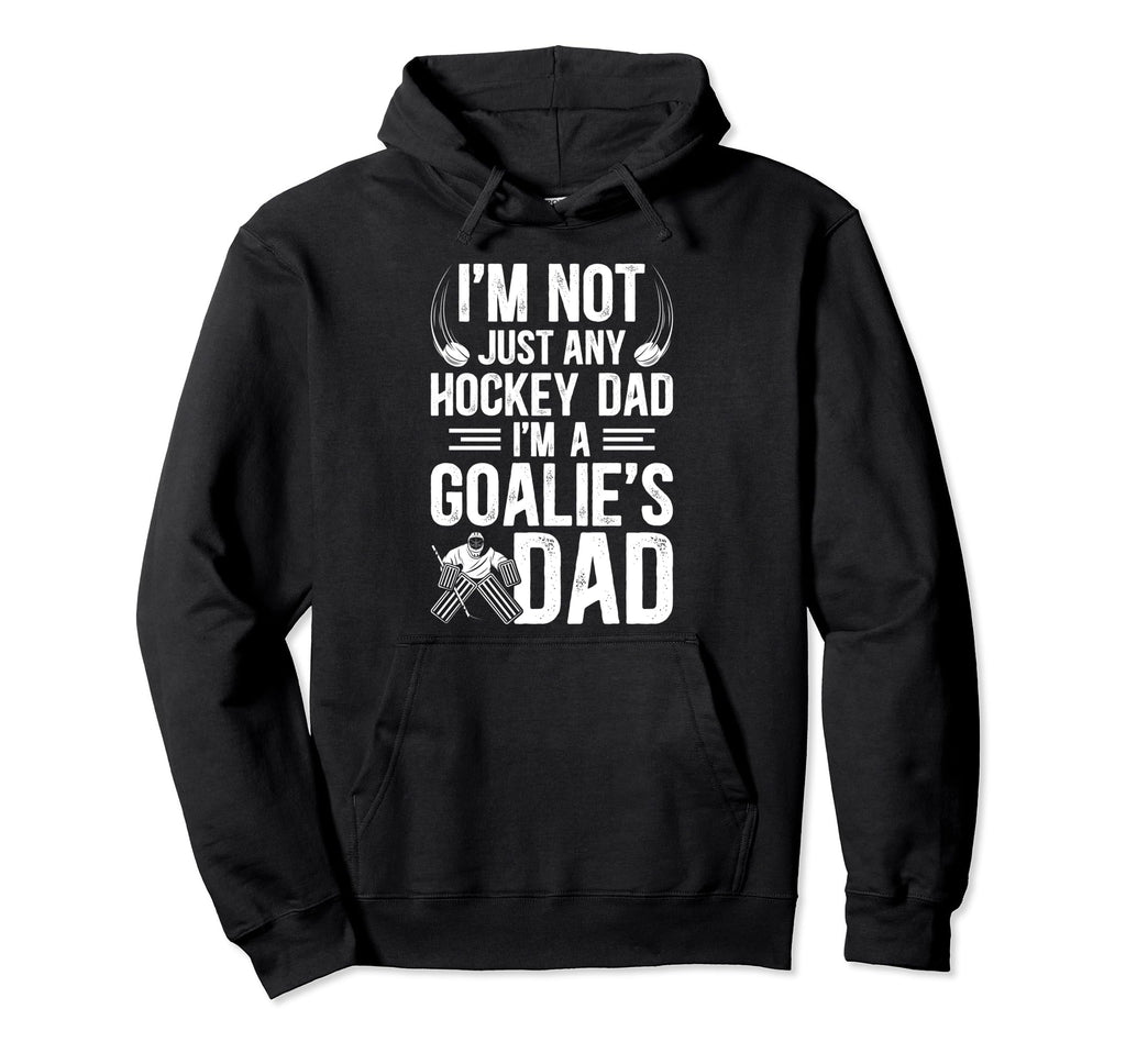 Im Hockey Goalie Dad Hockey Goalkeeper Hoodie - Minimalist Print Men Women