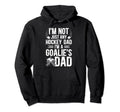 Im Hockey Goalie Dad Hockey Goalkeeper Hoodie - Minimalist Print Men Women