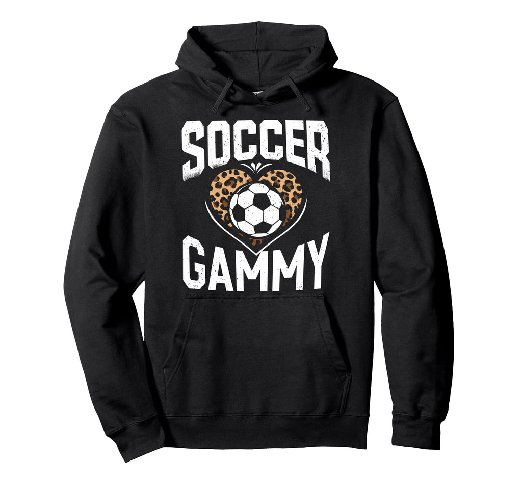 Soccer Gammy Leopard Heart Hoodie - Streetwear Style for Adults