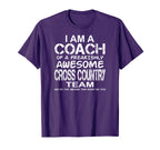 I Am Coach Freakishly Awesome Cross T-Shirt - Custom Art Print Unisex