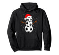 Funny Football Gifts Snowman Soccer Hoodie - Novelty Apparel Unisex