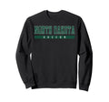 North Dakota Soccer Green Text Sweatshirt - Fun Novelty Design Unisex
