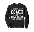 Soccer Assistant Coach Like Sweatshirt - Casual Everyday Wear Men Women