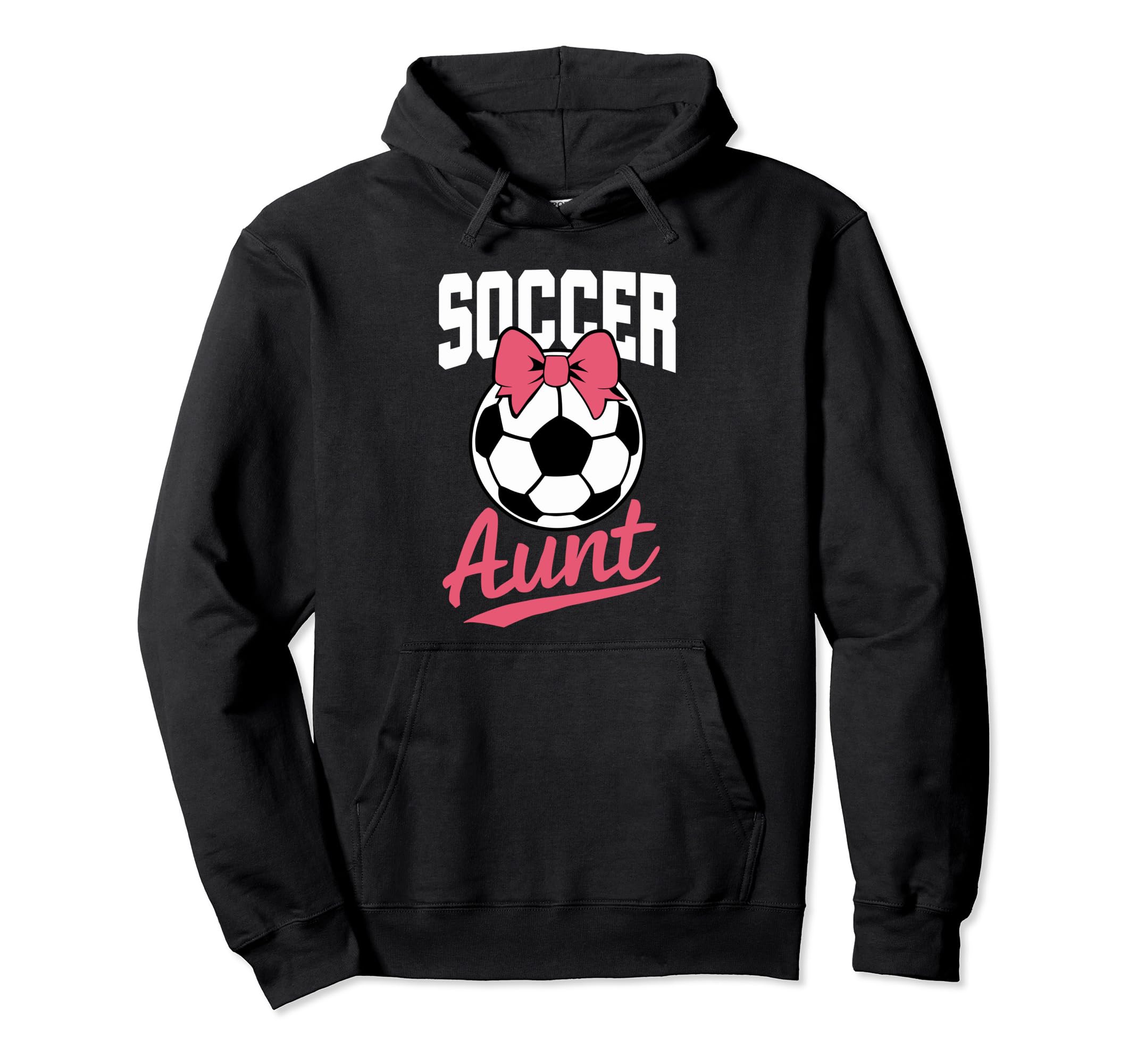 Soccer Aunt Heart Sport Lover Hoodie - Casual Everyday Wear for Adults