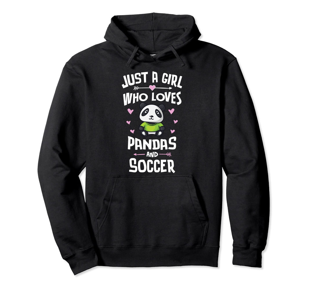 Pandas And Soccer Gift Hoodie - Streetwear Style Unisex