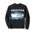 Argentina Flag Argentine Pride Sweatshirt - Casual Everyday Wear Men Women