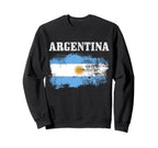 Argentina Flag Argentine Pride Sweatshirt - Casual Everyday Wear Men Women
