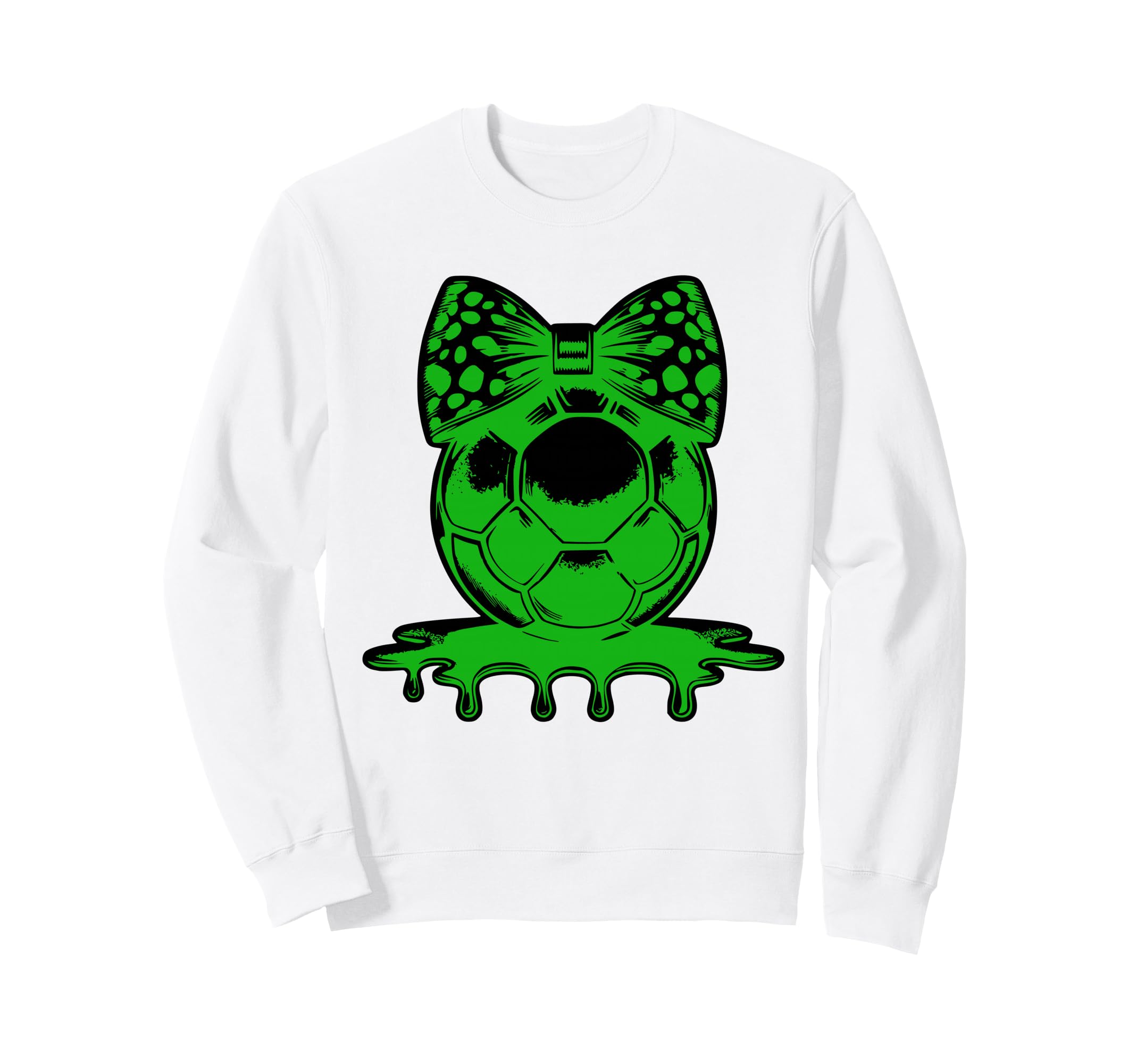 Soccer Coquette Bow Soccer Mom Sister Sweatshirt - Minimalist Print Unisex