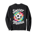 Soccer Mama Mom Tie Dye Sweatshirt - Fun Novelty Design Men Women