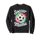 Soccer Mama Mom Tie Dye Sweatshirt - Fun Novelty Design Men Women
