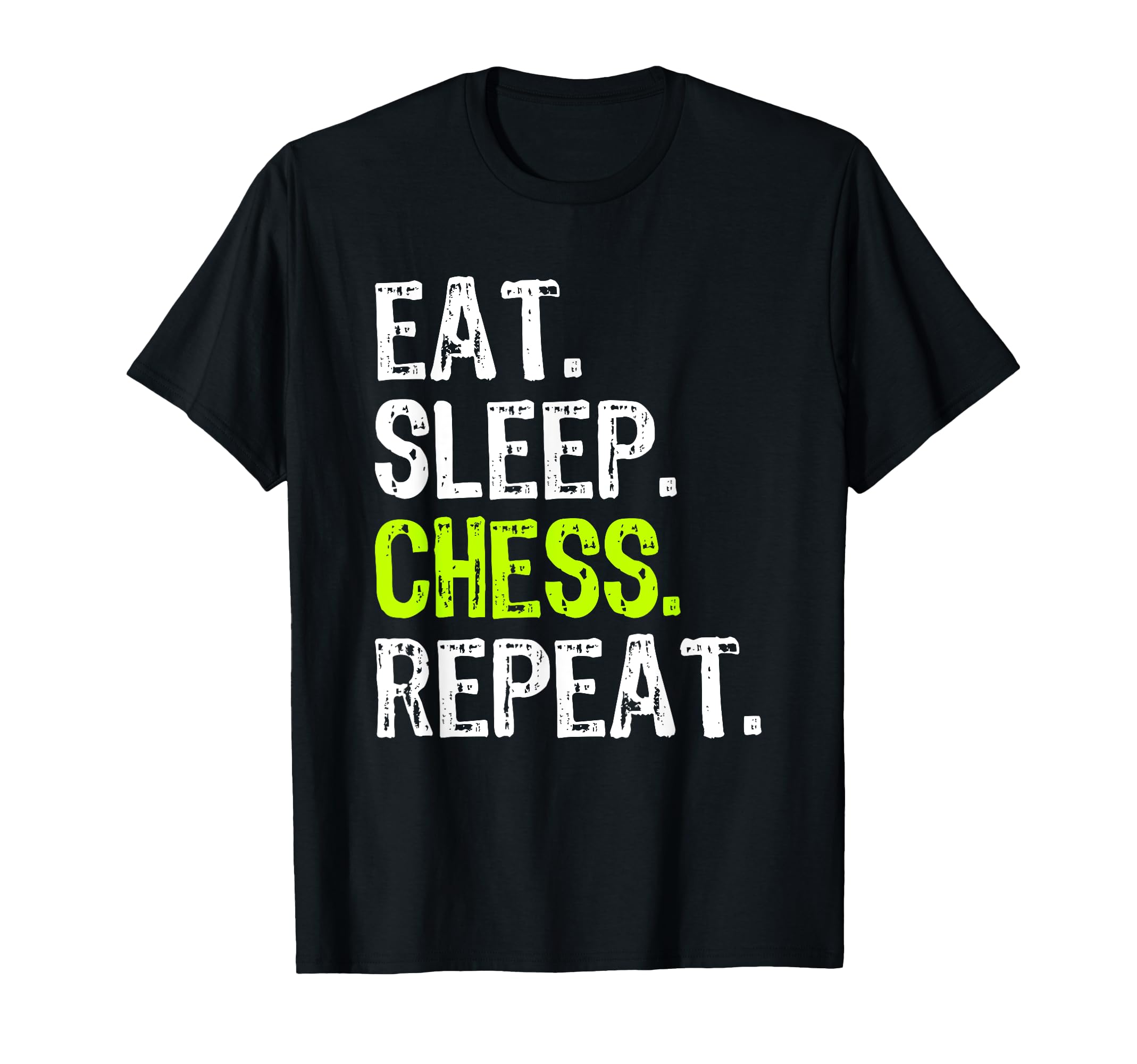 Eat Sleep Chess Repeat Lover Player T-Shirt - Graphic Print Men Women