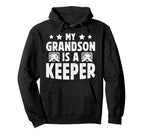 Proud Hockey Keeper Pops Ice Hockey Hoodie - Minimalist Print Men Women