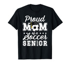 Mom Soccer Senior Mom 2026 Soccer T-Shirt - Novelty Apparel for Adults