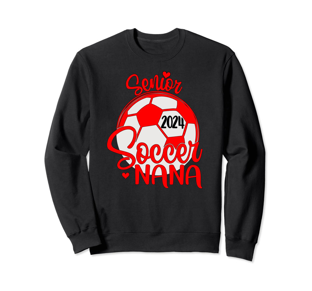 Soccer Nana Senior 2024 High Sweatshirt - Custom Art Print Men Women