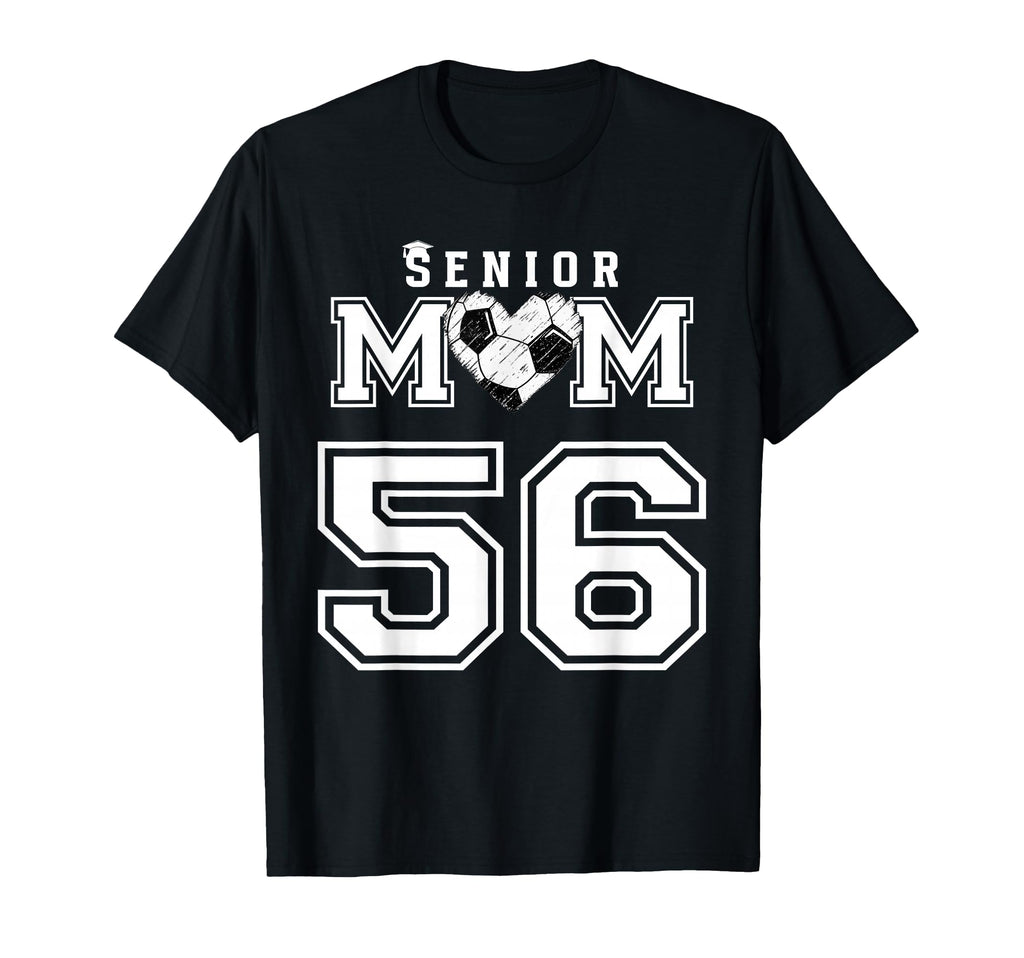 Proud Senior Soccer Mom Custom Jersey T-Shirt - Aesthetic Graphic Unisex