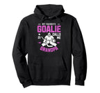 My Favorite Goalie Calls Me Grandpa Hoodie - Trendy Graphic for Adults